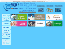Tablet Screenshot of playtourviaggi.com